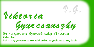 viktoria gyurcsanszky business card