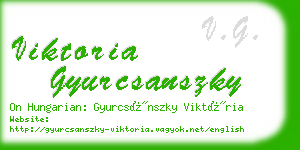 viktoria gyurcsanszky business card